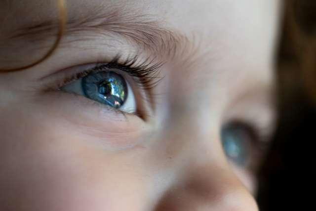 A child's eyes